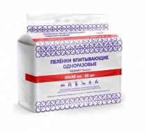 Фото Пеленки впитывающие одноразовые "Медмил" Эконом 60х40 см (упак. 30 шт.)