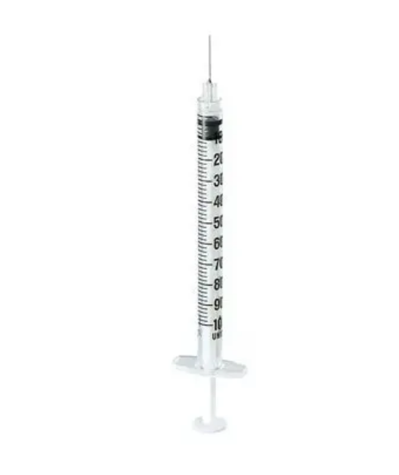 Фото Шприц одноразовый стерильный Vogt Medical 0,5 мл инсулиновый U-100, интегрированная игла 30G (0,3х13 мм) (100шт./уп./3200шт/кор.)