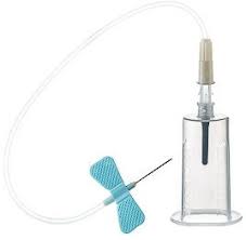 Фото Игла-бабочка 23Gх3/4"х 19мм с луэр-адаптером и держателем (24шт/уп)