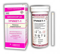 Фото Тест-полоски к анализатору мочи Урикет-1, Россия 