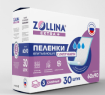 Фото Пеленки впитывающие одноразовые "Extra Plus" 60×60см, Турция