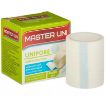 Фото Лейкопластырь 4 х 500 см на нетканой основе Master Uni Classic (60шт/кор.)