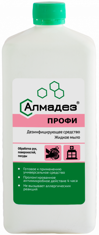 Фото Средство дезинфицирующее Алмадез-Профи 1л.(крышка)