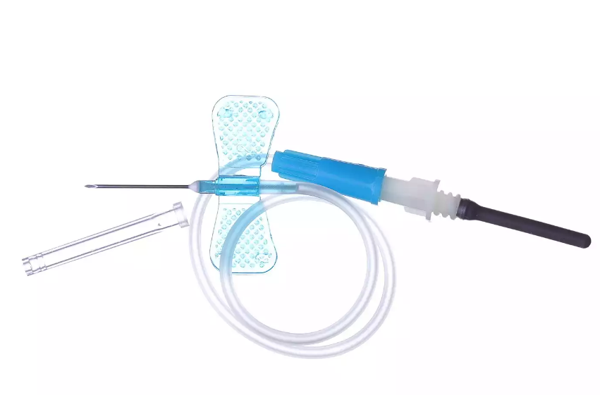 Фото Игла-бабочка одноразовая стерильная "Improvacuter" 23G x 3\4 (0,6х19мм) 190 мм, с луер-адаптером (100шт/уп.)