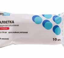 Фото Салфетки сорбционные нетканые медицинские стерильные 16х14 см (10шт/уп.) EVERSMED