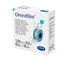 Фото Пластырь фиксирующий 9,2 м х 1,25 см OMNIFILM из прозрачной пленки, Хартманн