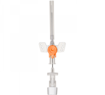 Фото Катетер внутривенный периферический TOPCATH X Plus с инъекционным портом и крыльями модернизированный, FEP, размер G:20