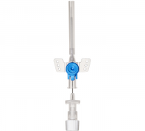 Фото Катетер внутривенный периферический TOPCATH X Plus с инъекционным портом и крыльями модернизированный, FEP, размер G: 22