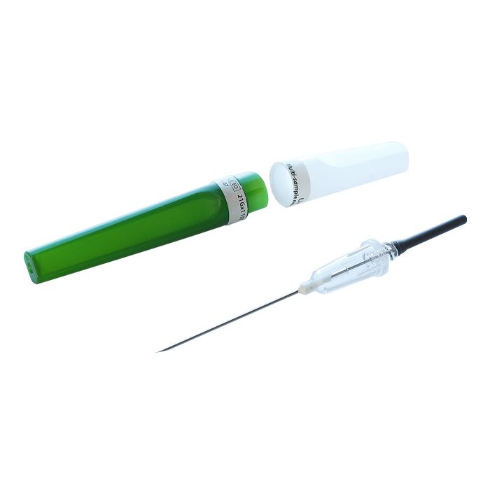 Фото Игла двусторонняя "Lind-Vac" 21G х1 1/2'' 0,8 мм х 38 мм, с визуальной камерой (50шт/уп.,2000шт/кор.)