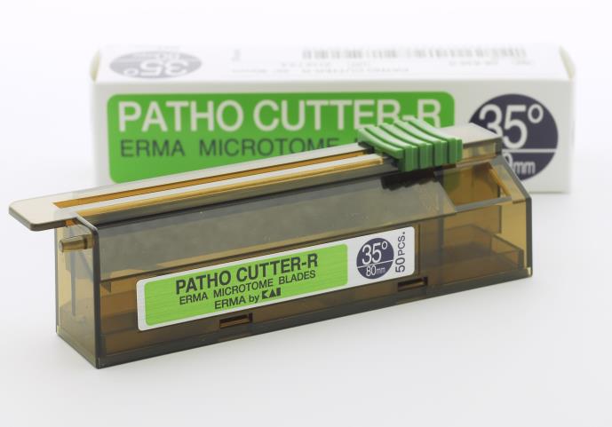 Фото Лезвия микротомные одноразовые "Patho Cutter R 35⁰" 80х8х0,25 мм (50шт/уп.)