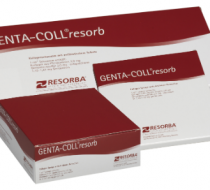 Фото Губка коллагеновая гемостатическая с гентамицином "GENTA-COLL resorb" 2,5 х 2,5см (5шт/кор.)