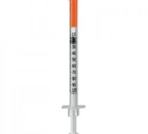 Фото Шприц инсулиновый BD micro-fine Plus U-100 0,5 мл с иглой 0,33х12,7мм (29G) №10(ЧЗ)