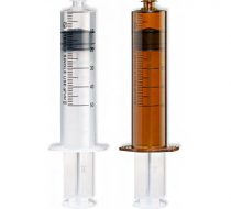 Фото Шприц одноразовый стерильный 50 мл с иглой Luer Lock (18G х 1 1/2") 1,2 х 38 мм светозащитный (100шт/уп.) Huaian City(ЧЗ)