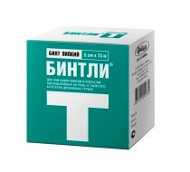 Фото Бинт липкий Бинтли-T 5см х 15м, рулон в коробочке