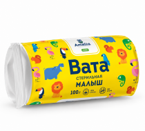Фото Вата хирургическая стерильная для детей